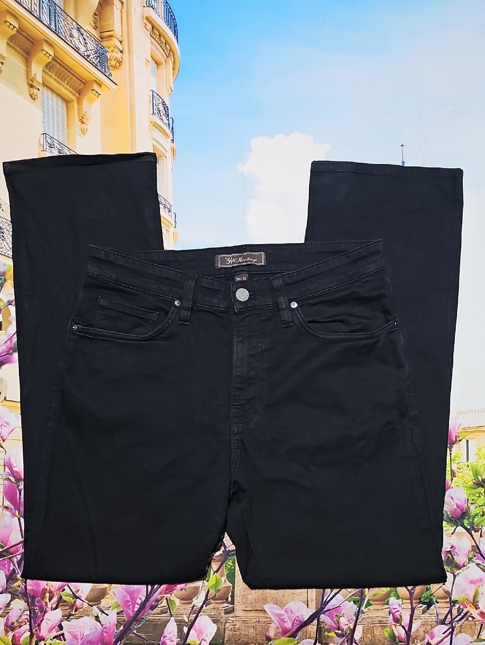 34 Heritage Black Jeans Size‎ 34x32